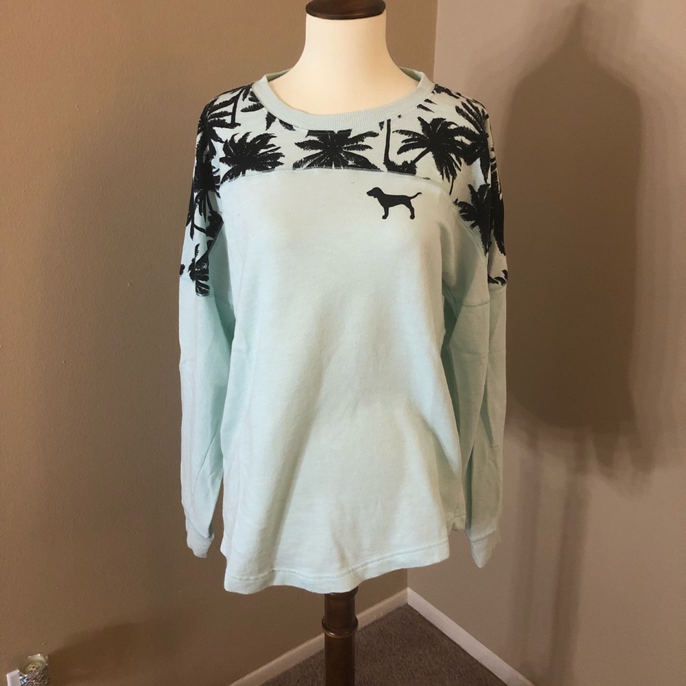Victoria’s Secret PINK blue sweatshirt